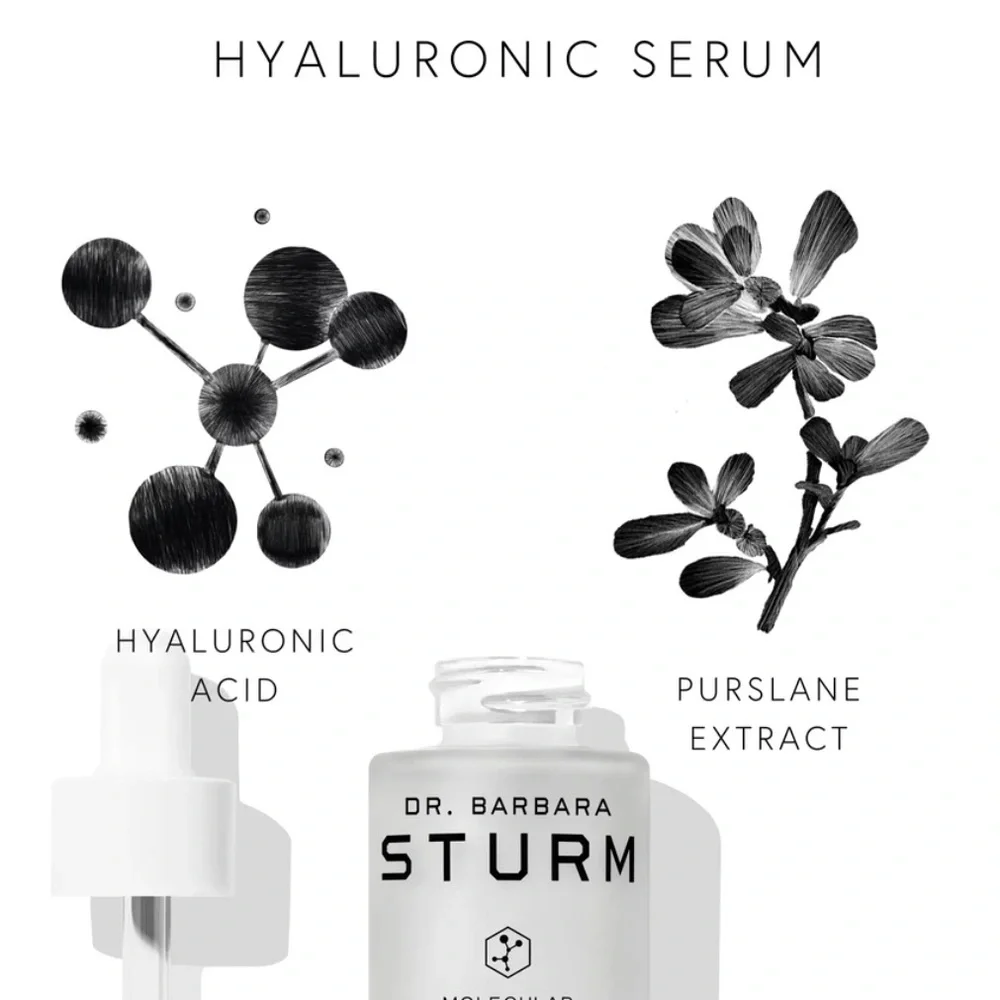 $27❤️‍🔥 Dr. Barbara Sturm Hyaluronic Serum 💧 NEW IN BOX Molecular Hydration - Picture 2 of 6